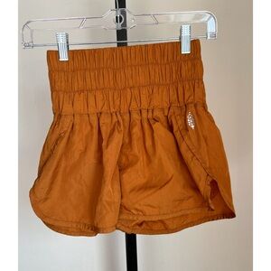 Free People Movement The Way Home Shorts XS Gold